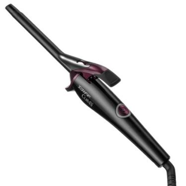 Imagem de Taiff Modelador Curves Bivolt 1/2 - 13mm, Preto e Bordô, 13mm, Bivolt