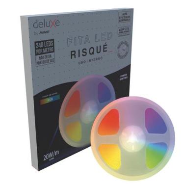 Imagem de Fita Led Interna Risque 5M 20W Rgb 12V Ip20 Deluxe Avant, 12V, RGB
