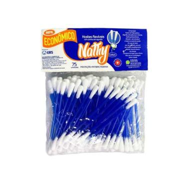 Imagem de Hastes Flexíveis Nathy 75 Unidades Nathy Cotton