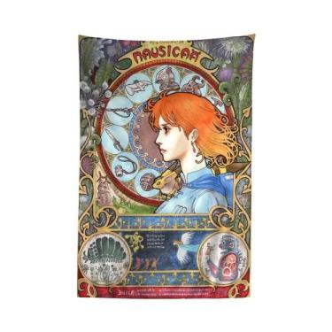 Imagem de Estúdio Ghibli Ukiyo-e Anime Tapeçaria Para Sala de estar Decoração de