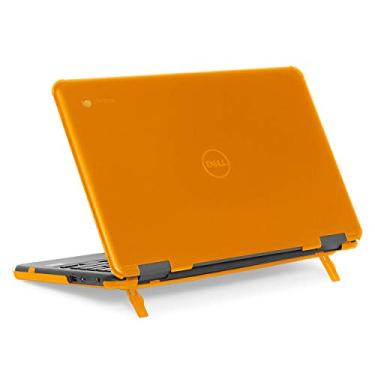 Imagem de mCover Capa compatível apenas com laptop Dell Chromebook 3100/3110 Education Clamshell de 11,6 polegadas 2019 ~ 2022 (dobradiça de 180°) (Não serve para nenhum outro modelo Dell) - laranja