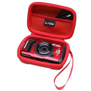 Imagem de L LTGEM Estojo Compatível Com Câmera Subaquática Om System Tough Tg-7 / Olympus Tg-6, Vermelho