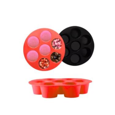 Imagem de Molde Assadeira Forma para Airfryer para cupcake Silicone - Genérica