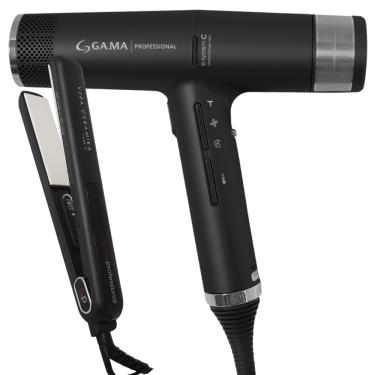 Imagem de Kit Secador iQ3 Black e Prancha G-Evo Vera Ceramika 127V