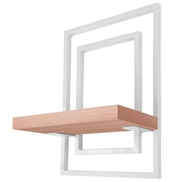 Imagem de Prateleira Quadro Nicho de Parede Decorativo Torun - branco/jade
