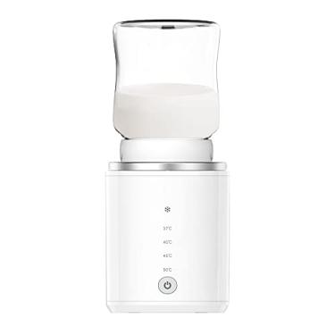 Imagem de Chusui Aquecedor de mamadeira portátil para bebê Aquecedor de leite sem fio Degelo e aquecimento Modos duplos 4 níveis de temperatura Bateria embutida para viagens Uso ao ar livre