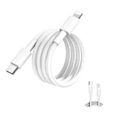 Imagem de Cabo Carregador Tipo-c Compatível com iPhone 8 Plus XR 11 12 13 14 - c