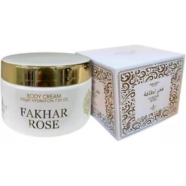 Imagem de Creme Hidratante Feminino Fakhar Rose Isabelle La Belle 200g Original 