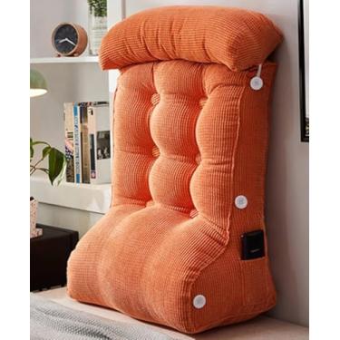 Imagem de Almofadas De Leitura Almofadas De Encosto Triangulares Ajustáveis Para Sofá-cama, Almofadas De Apoio Lombar De Cunha Almofadas De Apoio Para Adultos No Escritório Com Bols, 8, S=55x45cm