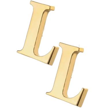 Imagem de Broches de terno de ouro e prata de ouro e prata para homens e mulheres com botões de metal, 1.4cm/1.2cm, Liga de aço, Sem Pedra Preciosa