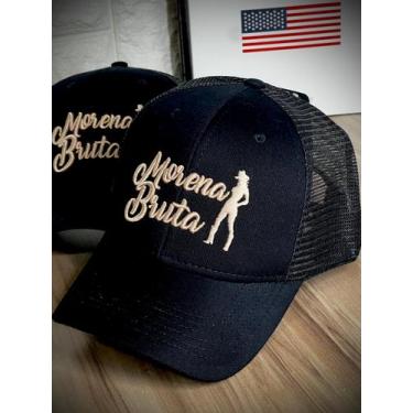 Imagem de Boné Chapéu Feminino Country Morena Bruta Loira Bruta Boiadeira Coraçã