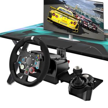 Imagem de Avisiri 1 Set Desk Mount Clamp for Racing Wheel Stand, Height AdjustableSteering Wheal Stand Compatible with Logitech G25,G27,G29,G920 Gaming Cockpit. Wheel, shifter, NOT included