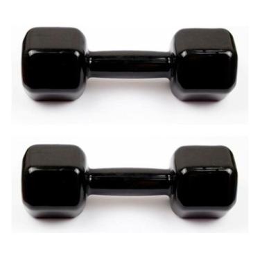 Imagem de Halter Sextavado Emborrachado 1 Kg  HSE01 - GOHARDBR