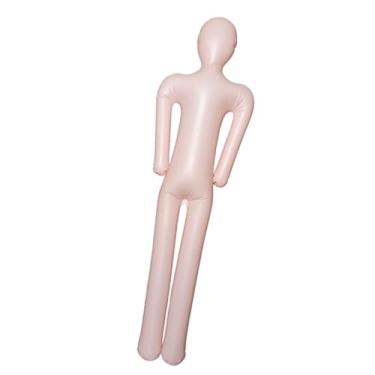 Imagem de shamjina Manequim inflável de corpo inteiro, modelo de corpo humano, vestido realista, boneco inflável de PVC para Halloween, para lojas de roupas de varejo, Sem Acessórios