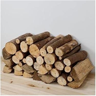 Imagem de Lenha Doméstica Lenha De Acampamento Lenha Divisão Manual Ornamentos De Lenha Seca Aquecimento Lareira Combustível De Caldeira Lenha Troncos Fogueira Combustível De Lenha Grosso, 2kg