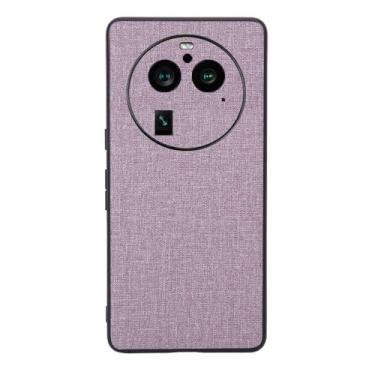 Imagem de Capas Compatível com OPPO Find X6 PRO,Design de padrão de tela,Pproteção completa de 360°,Pplástico macio,Proteção contra queda-Purple