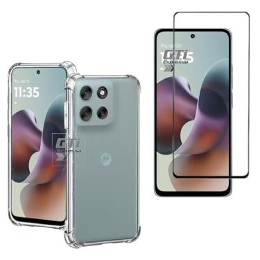 Imagem de Kit Capa Anti Impacto e Película de Vidro para Motorola Moto G56