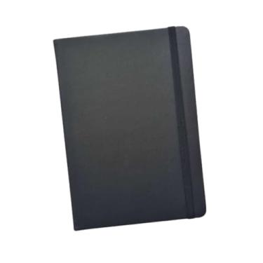 Imagem de Caderno de Anotações Brochura Capa Dura Flexível - 1 Unidade – 80 Folhas, 160 Páginas - Ideal para Escola, Faculdade e Escritório – RSNJS (Preto)