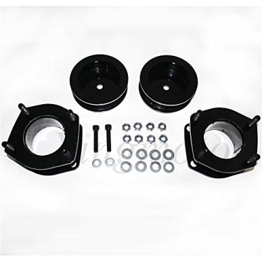 Imagem de NBX- para compatível com Jeep Commander XK 2006-2010 7,62 cm dianteiro + kit de nivelamento de elevação de aço completo traseiro