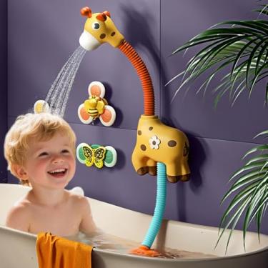 Imagem de Brinquedos para Banho, Chuveirinho Girafa Brinquedo Banho, Brinquedo de Banho, Ducha de Banho, Brinquedo Tubos de Água