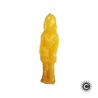 Imagem de Vela - Magia - Unidade - Boneco Feminino - no-brand, Amarelo