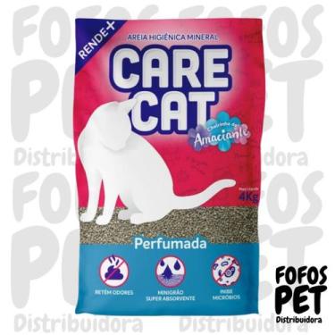 Imagem de Areia Higiênica Carecat Perfumada para Gatos 4kg