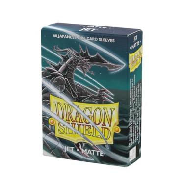 Imagem de Dragon Shield | Mangas foscas de tamanho japonês | 60 CT - Mangas TCG premium lisas e resistentes - Compatível com Yu-Gi-Oh, Naruto, Cardfight e Vanguard | Jet