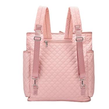 Imagem de KiBcsLic Mochila de Tênis, Bolsa para Raquete, Mochila para Pickleball, Espaçosa com Bolso com Zíper para Esportes de Raquete, Bolsa de Ginástica, Rosa