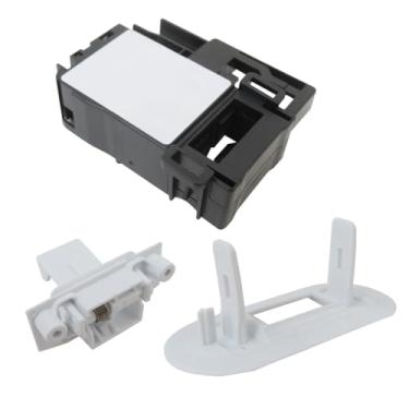 Imagem de Premium WH01X27954 Interruptor de bloqueio da tampa da arruela + WH02X24399 Striker da tampa da arruela + WH01X24381 Moldura de bloqueio da tampa da arruela - Adequado para Hotpoint HTW240ASK6WS