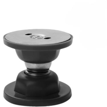 Imagem de Trava Prendedor Batetor Fixador Porta Imã Magnético Adesivo Inox Tamanho P G(Preto P,Sem Parafuso)