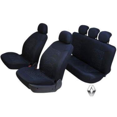 Imagem de Capa Banco Tecido Automotivo Universal Renault Clio Duster Kwid Logan 
