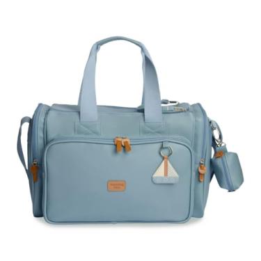 Imagem de Bolsa Térmica Lisa Anne Barquinhos - Azul Masterbagbaby