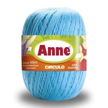 Imagem de Linha Artesanato De Costura Anne Crochê Tricot Maquina 500m, Céu