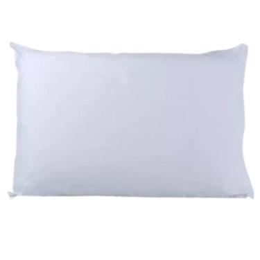 Imagem de Travesseiro 70x50 Fibra Siliconada Macio E Resistente - Enxovais Anna 