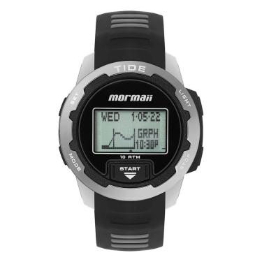 Imagem de Relógio MORMAII masculino digital preto cinza MO23901/8C