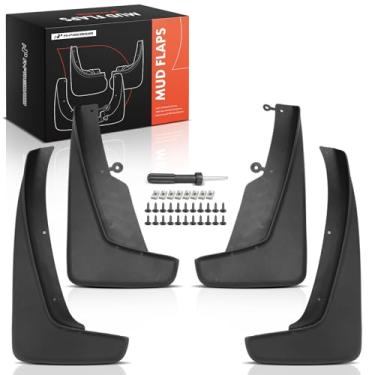 Imagem de A-Premium Conjunto de 4 peças de abas de lama protetores contra respingos, para-lamas com kits de hardware acessório compatível com Dodge Durango 2011-2024, dianteiro e traseiro, lado do motorista e