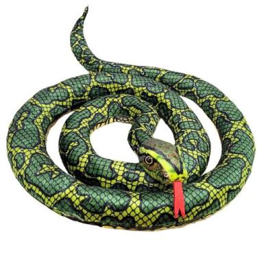 Imagem de Serpente Cobra Pelúcia Grande Realista 200cm Píton Anaconda - Sunn Toy
