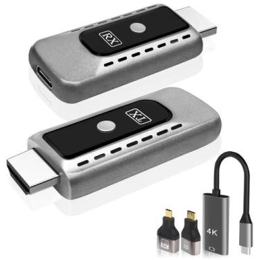 Imagem de Transmissor e receptor HDMI sem fio 4K Decode 1080P - sunmeg