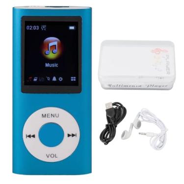Imagem de Portátil MP3 Music Player com 1.8 polegadas TFT HiFi Sound 7 Sound Effect Modos USB Recarregável Digital Video Music Player para Indoor Outdoor Use ABS Material (Mais cartão de 8 GB)