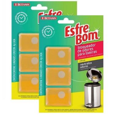 Imagem de Kit com 2 Bloqueador de ODOR para Lixeiras Citrus Esfrebom Bettanin