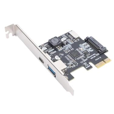 Imagem de Dpofirs USB 3.2 GEN1 Card, USB A, Tipo C, Tipo E (A chave), 5 Gbps USB PCI Express Card para Vitórias 7 8 10 11 2003, para Linux, Plug and Play