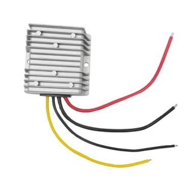 Imagem de DC 36V 48V para 24V Conversor Step Down DC-DC Entrada do regulador de tensão (30V-60V) fonte de alimentação redutor de bucha módulo transformador à prova d'água para GolfCart (15A-360W)