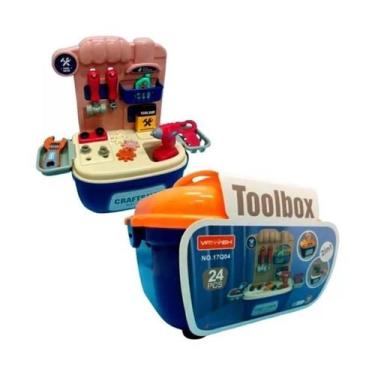 Imagem de Maleta De Ferramentas Infantil Com 24 Peças Dede Brinquedo - Ddg Toys