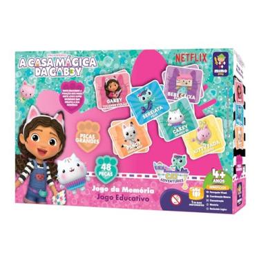 Imagem de A Casa Magica da Gabby, jogo da Memroia 24 pares, Mimo brinquedos