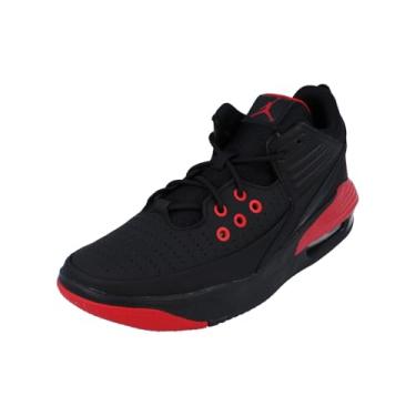 Imagem de Nike Tênis de basquete masculino, Preto/Preto/Vermelho Universitário, 39