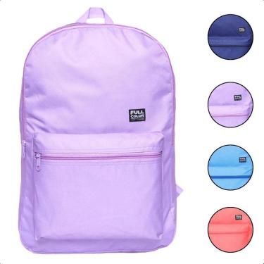 Imagem de Mochila Bolsa Escolar Faculdade Casual Juvenil - Lilás