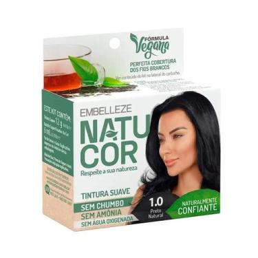 Imagem de Tinta de Cabelo Natucor Naturalmente Confiante Chá Preto Preto Natural