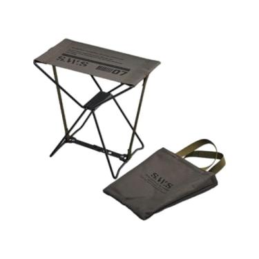 Imagem de Generic Banco de pesca dobrável Móveis para áreas externas Assento leve portátil Banco de pé Banco de acampamento para pátio Caminhada Mochila, Verde