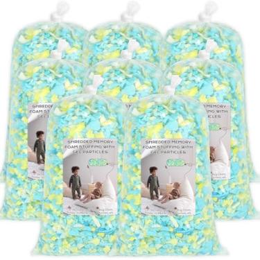 Imagem de Garifon Enchimento de saco de feijão, enchimento de espuma de memória desfiada de 18 kg, enchimento de cadeira de saco de feijão, enchimento de refil de saco de feijão, enchimento de saco de pancada