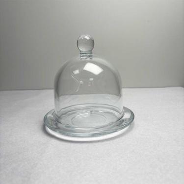 Imagem de Redoma Decorativa de Vidro Transparente 12x10cm - Importado